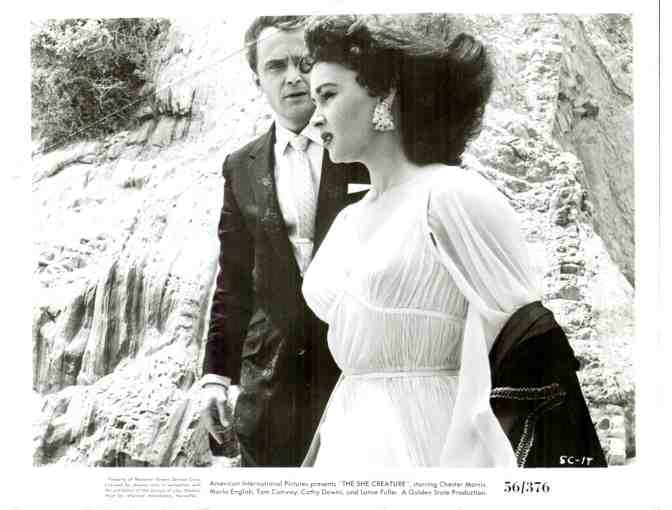 SHE CREATURE, 1956, movie stills, Chester Morris, Marla English