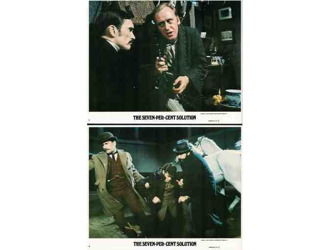 SEVEN-PER-CENT SOLUTION, 1976, mini lobby cards, Alan Arkin, Robert Duvall