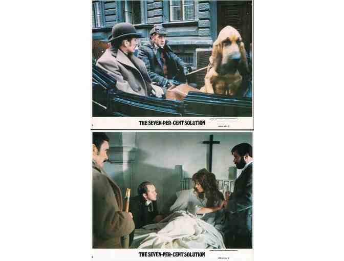 SEVEN-PER-CENT SOLUTION, 1976, mini lobby cards, Alan Arkin, Robert Duvall