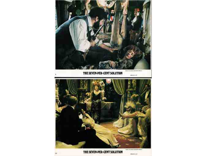SEVEN-PER-CENT SOLUTION, 1976, mini lobby cards, Alan Arkin, Robert Duvall