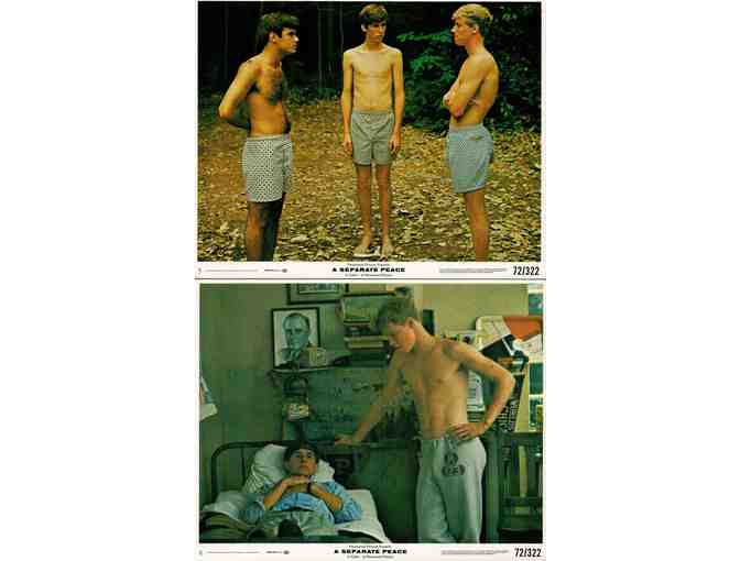 SEPARATE PEACE, 1972, mini lobby cards, Parker Stevenson, John Heyl