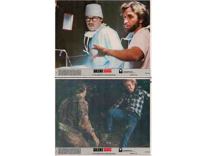 SILENT RAGE, 1982, mini lobby cards, Chuck Norris, Ron Silver