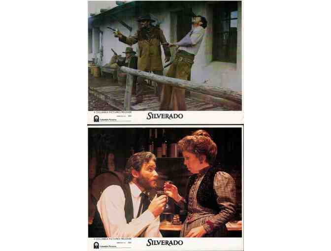 SILVERADO, 1985, cards and stills, Kevin Kline, Kevin Costner