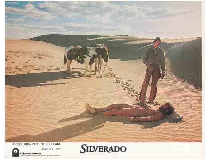 SILVERADO, 1985, cards and stills, Kevin Kline, Kevin Costner