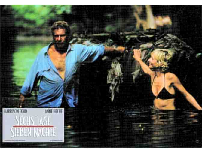 SIX DAYS SEVEN NIGHTS, 1998, German lobby cards, Harrison Ford, Anne Heche