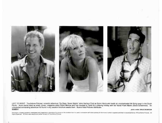 SIX DAYS SEVEN NIGHTS, 1998, movie stills, Harrison Ford, Anne Heche