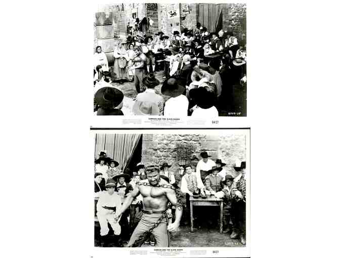 SAMSON AND THE SLAVE QUEEN, 1964, movie stills, Pierre Brice, Sergio Ciani