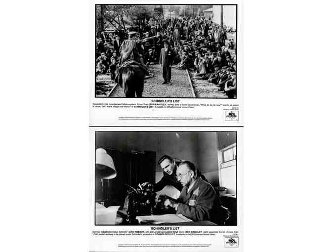 SCHLINDLERS LIST, 1993, movie stills, Liam Neeson, Ralph Fiennes