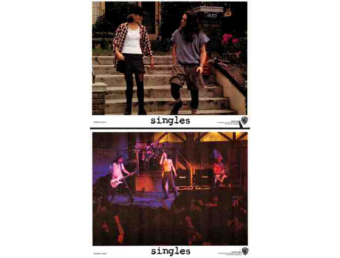 SINGLES, 1992, mini lobby cards, Bridget Fonda, Matt Dillon