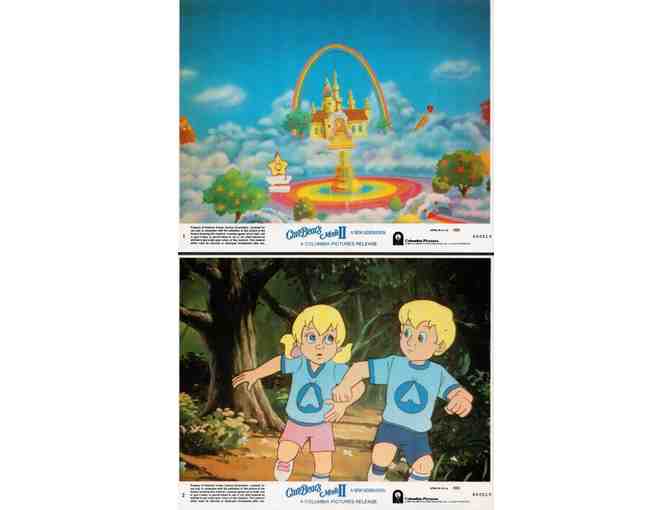 CARE BEARS MOVIE 2, 1986, mini lobby cards, animation sequel