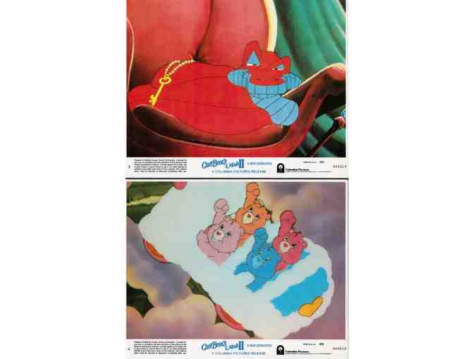 CARE BEARS MOVIE 2, 1986, mini lobby cards, animation sequel