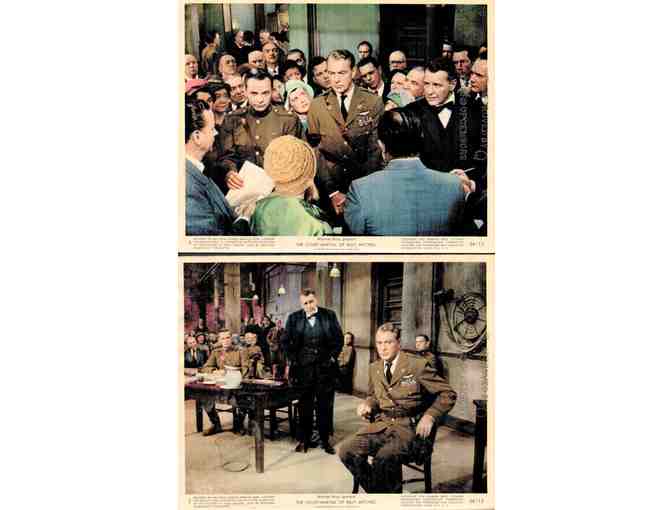 COURT-MARTIAL OF BILLY MITCHELL, 1956, mini lobby cards, Gary Cooper