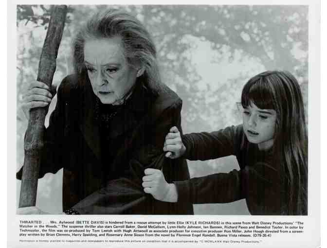 WATCHER IN THE WOODS, 1980, movie stills, Bette Davis, David McCallum