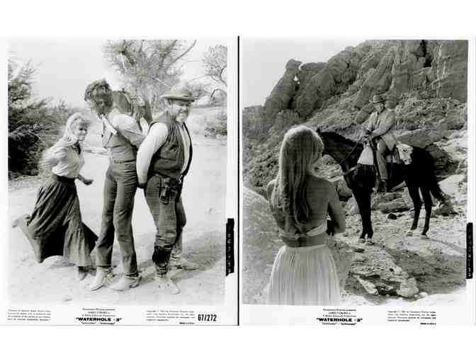 WATERHOLE #3, 1967, production stills, James Coburn, Carroll Oconnor