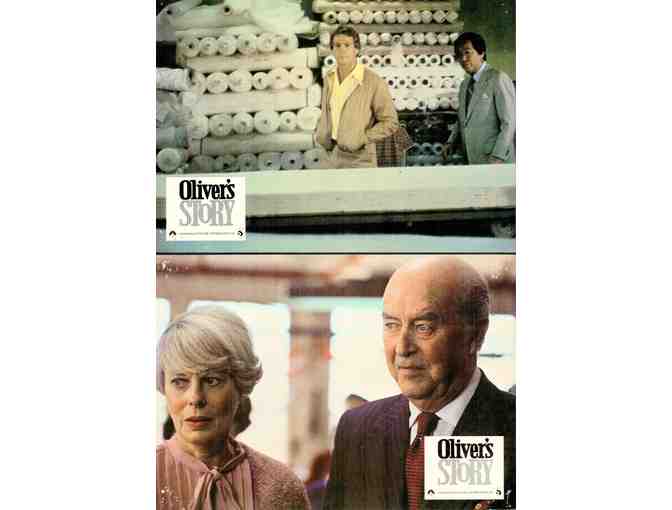OLIVERS STORY, 1978, lobby cards, Ryan ONeal, Candice Bergen