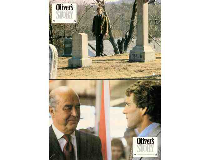OLIVERS STORY, 1978, lobby cards, Ryan ONeal, Candice Bergen