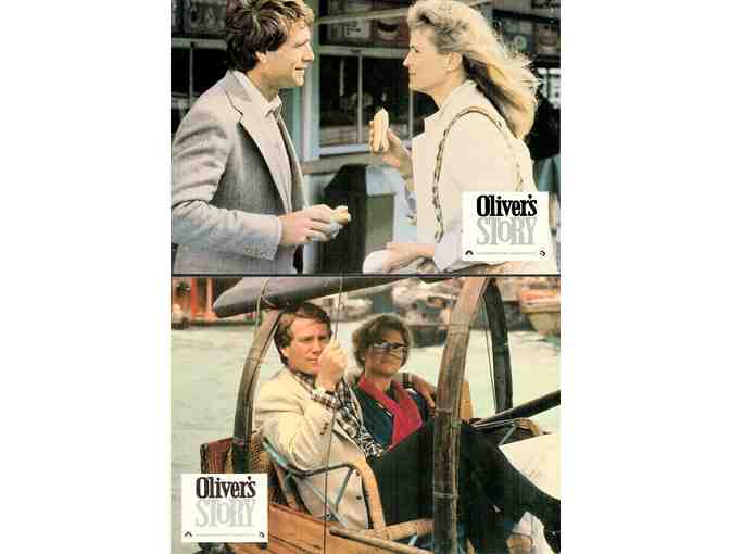 OLIVERS STORY, 1978, lobby cards, Ryan ONeal, Candice Bergen