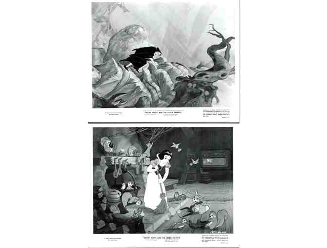SNOW WHITE AND THE SEVEN DWARFS, 1937, movie stills, collectors lot, Walt Disney