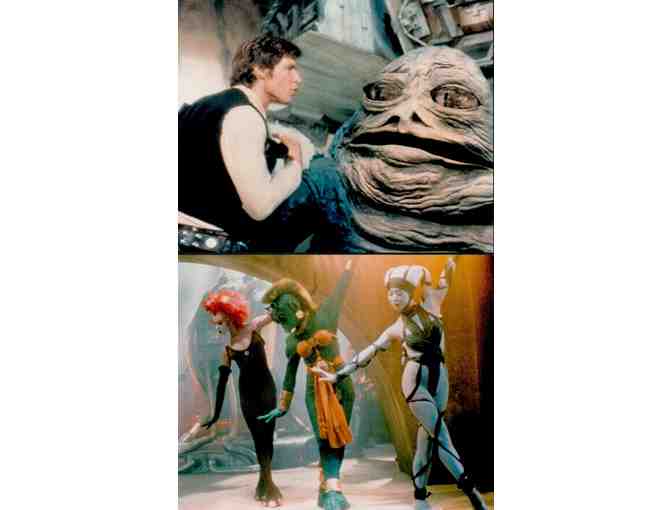 STAR WARS SAGA, 1977-1983, color photographs, Harrison Ford, Carrie Fisher