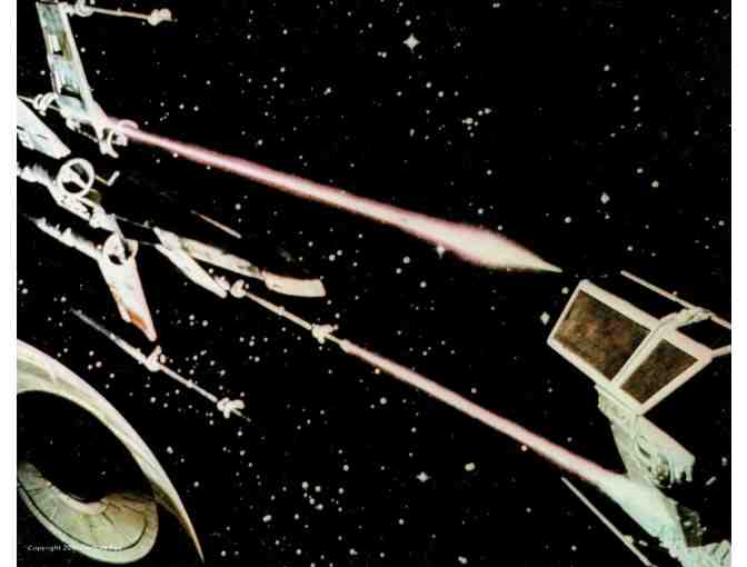 STAR WARS SAGA, 1977-1983, color photographs, Harrison Ford, Carrie Fisher