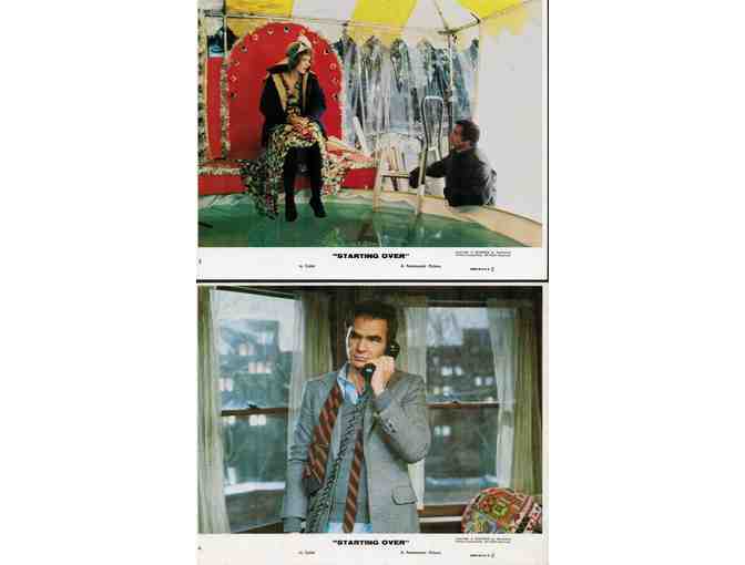 STARTING OVER, 1979, mini lobby cards, Burt Reynolds, Jill Clayburgh