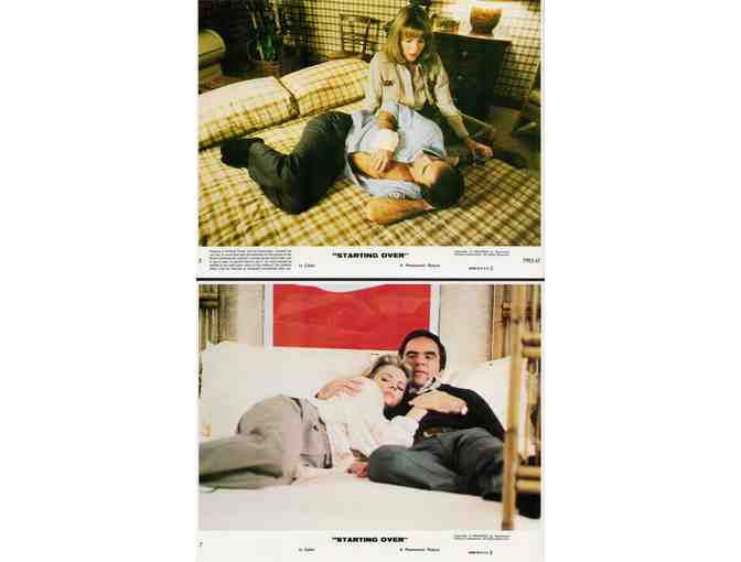 STARTING OVER, 1979, mini lobby cards, Burt Reynolds, Jill Clayburgh
