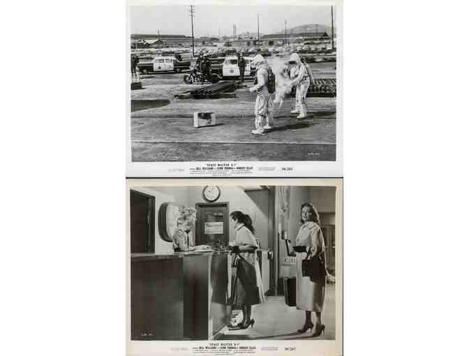 SPACE MASTER X-7, 1958, movie stills, collectors lot, Bill Williams, Lyn Thomas