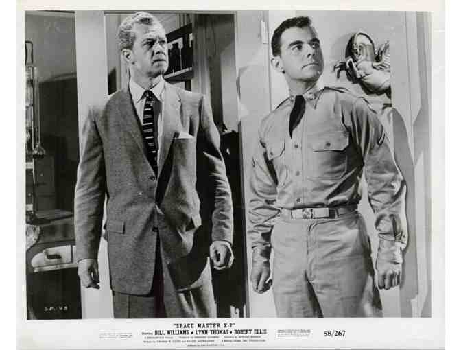 SPACE MASTER X-7, 1958, movie stills, collectors lot, Bill Williams, Lyn Thomas