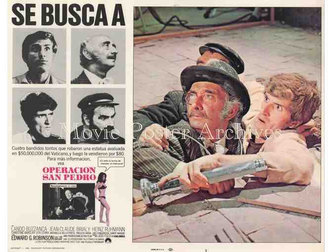 OPERATION ST. PETERS, 1967, Spanish lobby cards, Jean-Claude Brialy