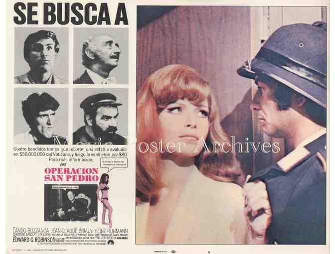 OPERATION ST. PETERS, 1967, Spanish lobby cards, Jean-Claude Brialy