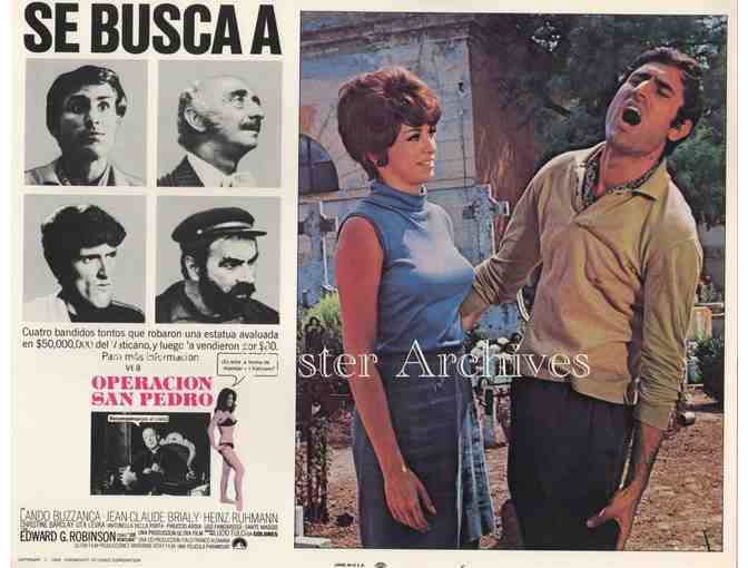 OPERATION ST. PETERS, 1967, Spanish lobby cards, Jean-Claude Brialy