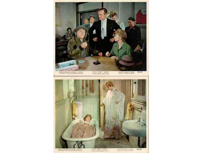 ASK ANY GIRL, 1959, mini lobby cards, David Niven, Shirley MacLaine