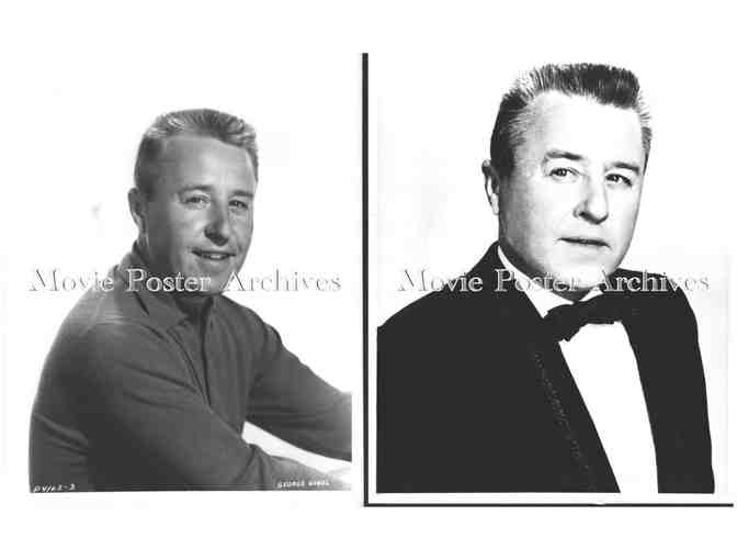GEORGE GOBEL, group of classic celebrity portraits, stills or photos
