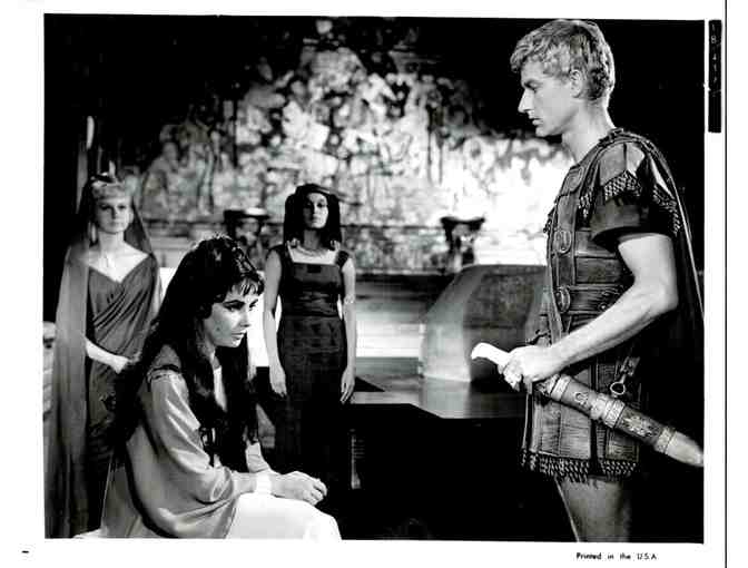 CLEOPATRA, 1964, movie stills, Elizabeth Taylor, Richard Burton