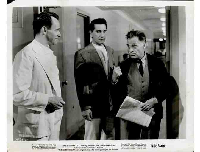 SLEEPING CITY, 1950, movie stills, Richard Conte, Coleen Gray