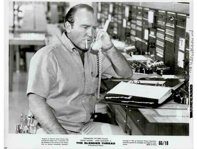 SLENDER THREAD, 1966, movie stills, Sidney Poitier, Anne Bancroft