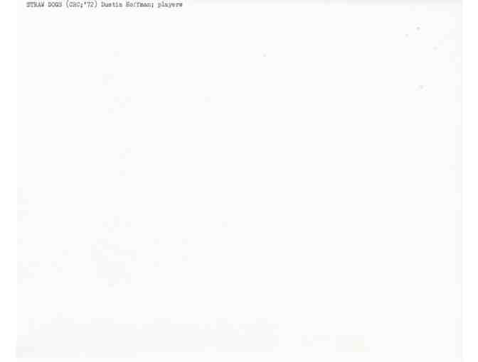 STRAW DOGS, 1972, cards and stills, Dustin Hoffman, Susan George