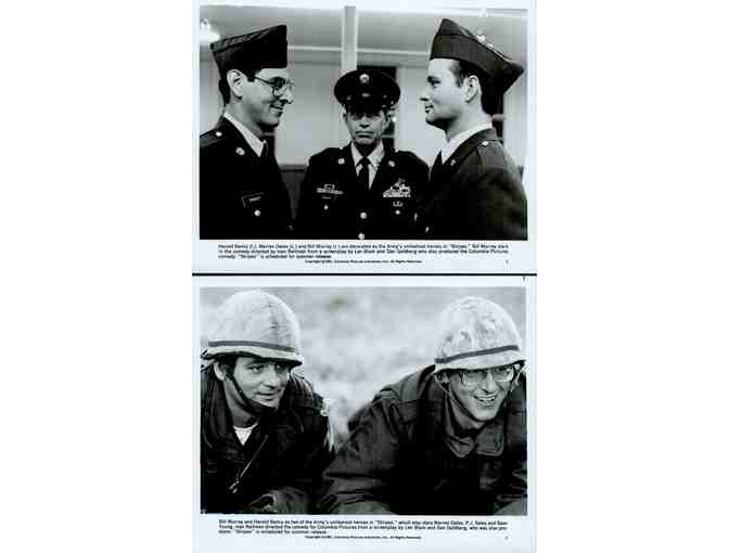 STRIPES, 1981, cards and stills, Bill Murray, John Candy