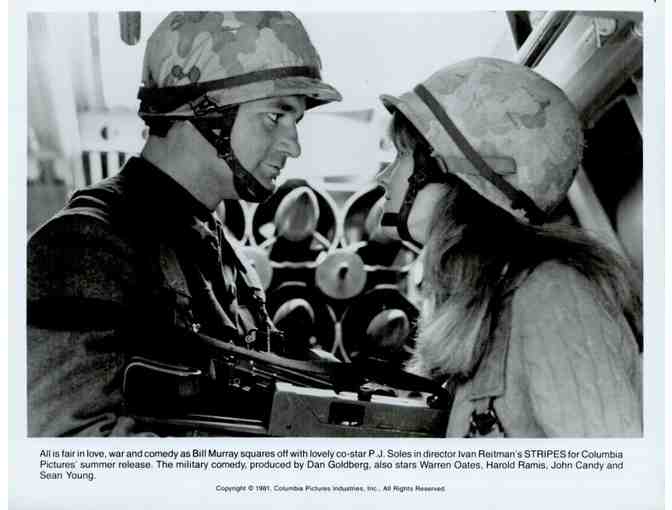 STRIPES, 1981, cards and stills, Bill Murray, John Candy