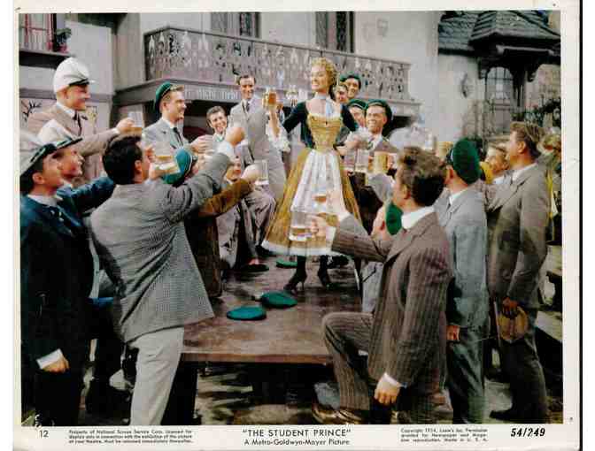 STUDENT PRINCE, 1954, cards and stills, Ann Blyth, Mario Lanza