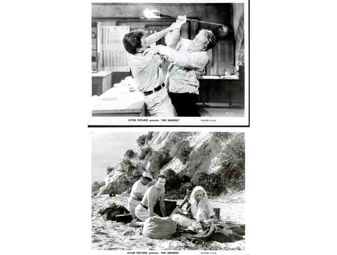 SHE DEMONS, 1958, movie stills, Irish McCalla, Gene Roth