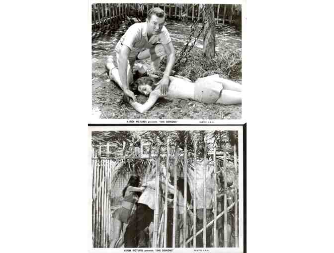 SHE DEMONS, 1958, movie stills, Irish McCalla, Gene Roth