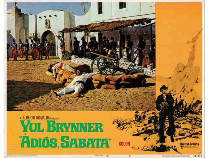 ADIOS, SABATA, 1971, lobby cards, Yul Brynner, Dean Reed