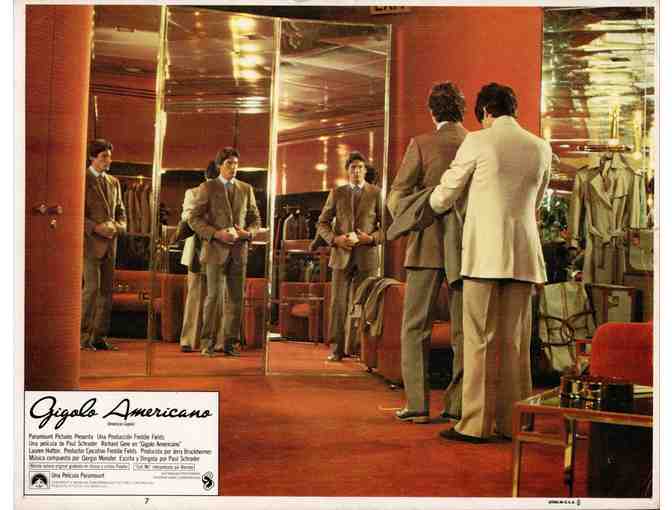 AMERICAN GIGOLO, 1980, lobby cards, Richard Gere, Lauren Hutton