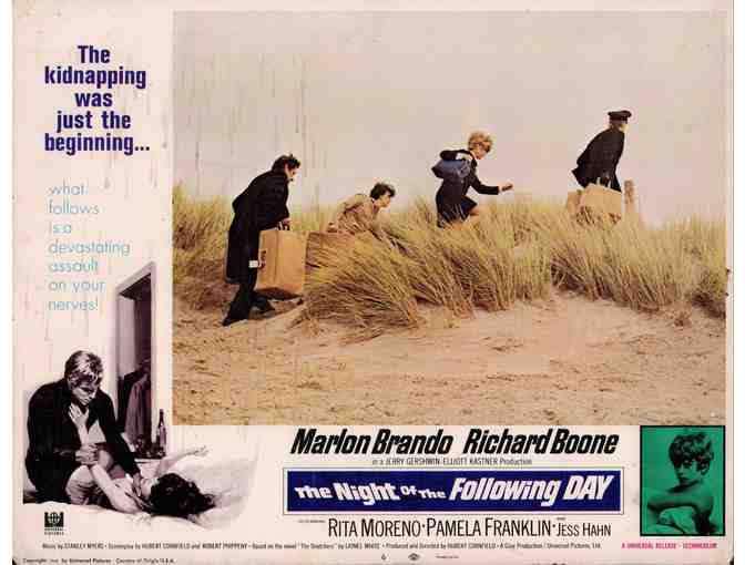 NIGHT OF THE FOLLOWING DAY, 1969, lobby cards, Marlon Brando, Richard Boone