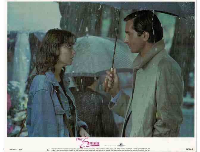 UNTIL SEPTEMBER, 1984, lobby cards, Karen Allen, Christopher Cazenove