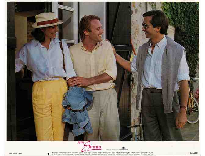 UNTIL SEPTEMBER, 1984, lobby cards, Karen Allen, Christopher Cazenove