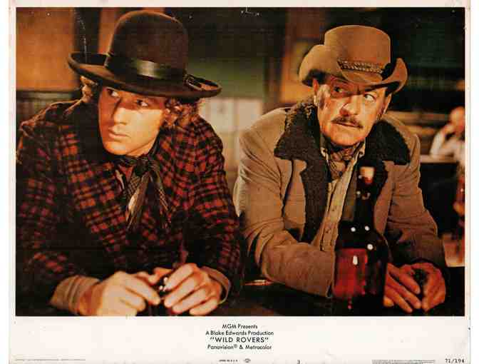 WILD ROVERS, 1971, lobby cards, William Holden, Ryan Oneal