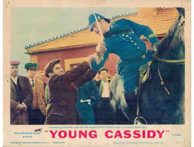 YOUNG CASSIDY, 1965, lobby cards, Rod Taylor, Julie Christie