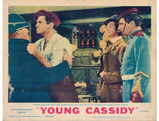 YOUNG CASSIDY, 1965, lobby cards, Rod Taylor, Julie Christie